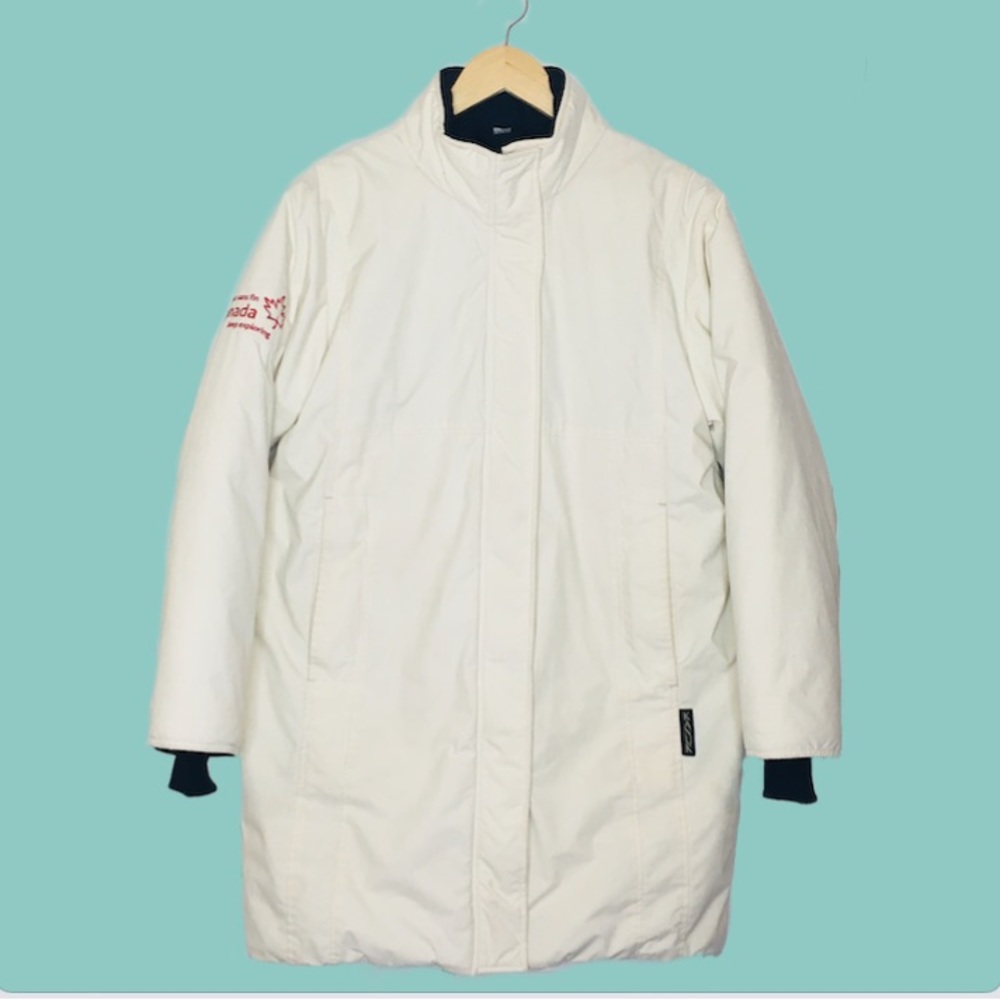 Kanuk Canada Keep Exploring Down Parka Red Maple Leaf Canadian Tourism Board Owl